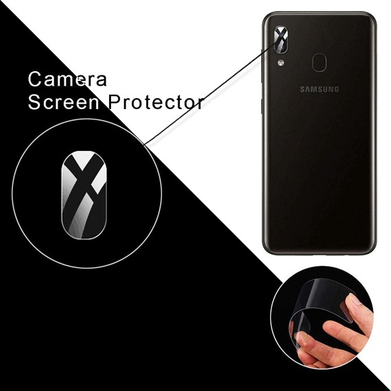 CaseUp Samsung Galaxy A20e Camera Lens Protector Şeffaf 4